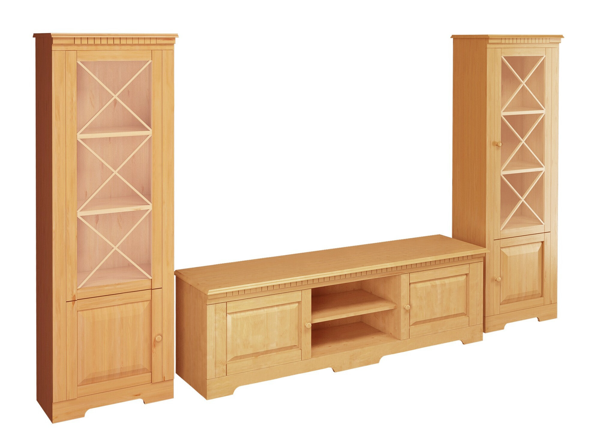 Wohnzimmer-Sets Cavfelo 112 (Kiefernholzoptik)