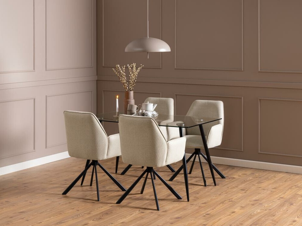 Stuhl Norsica 777 (Beige + Schwarz)