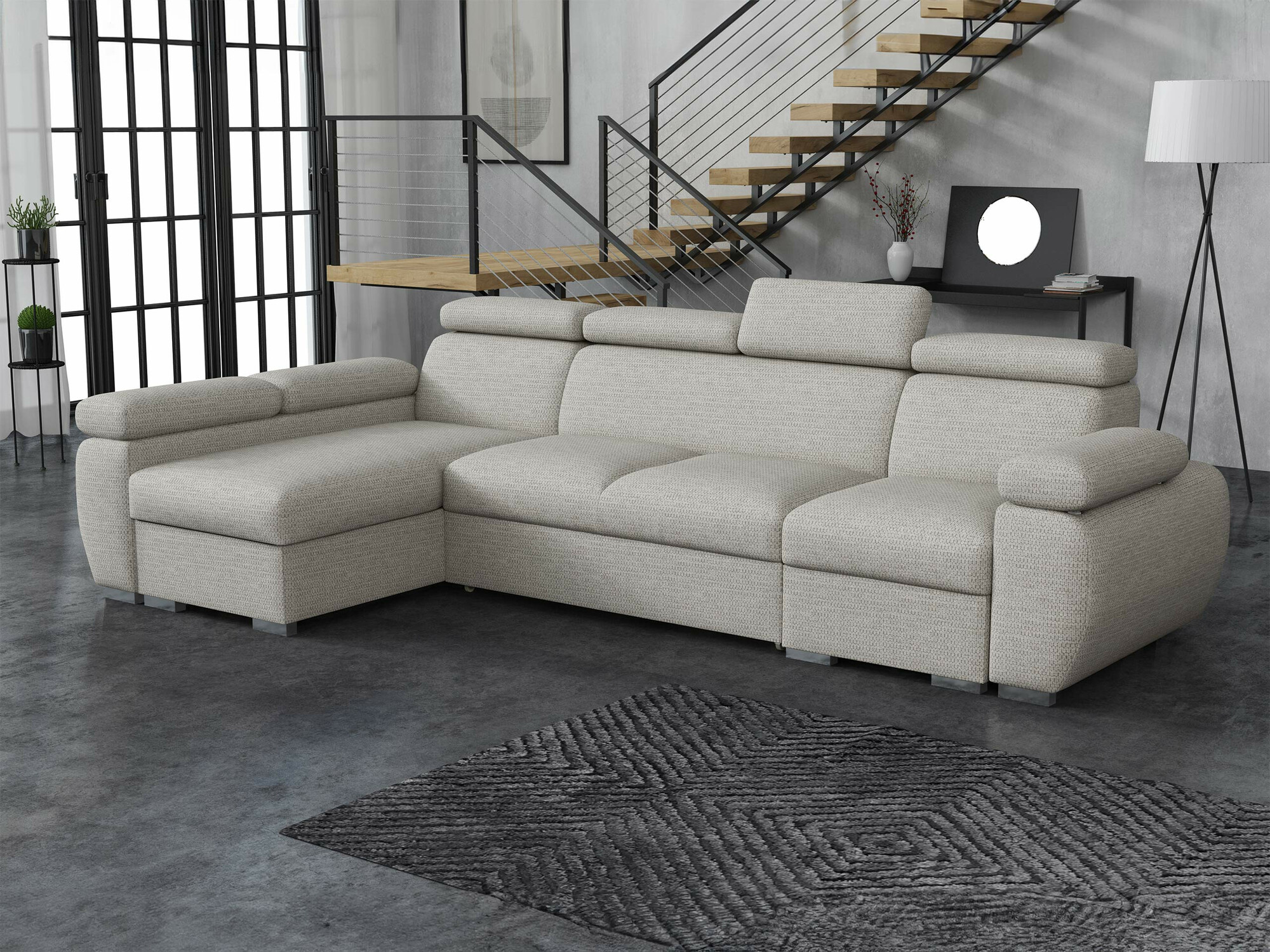 Ecksofa Columbus 227 (Aragon 80)