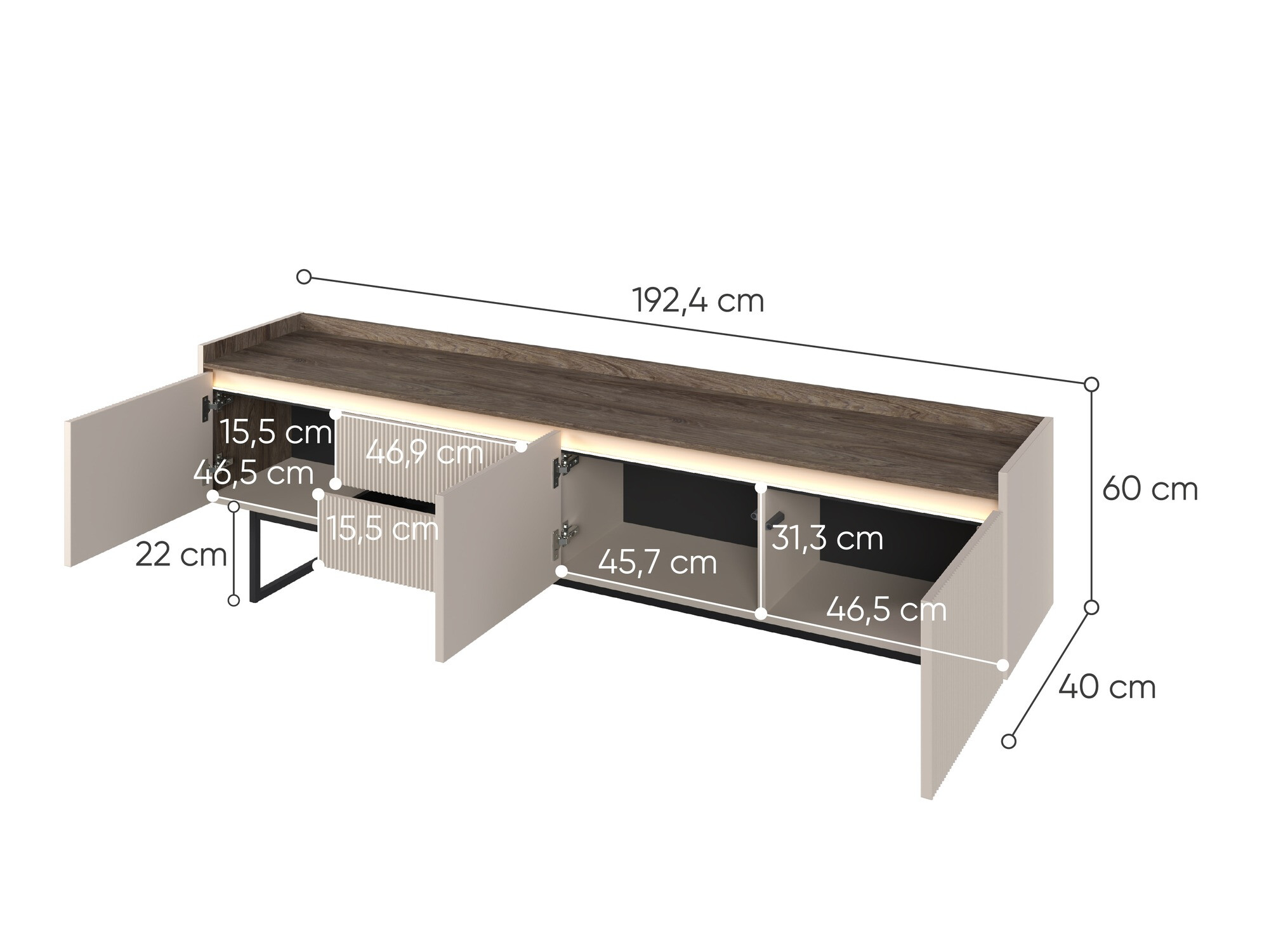 TV-Möbel Elbtei 105