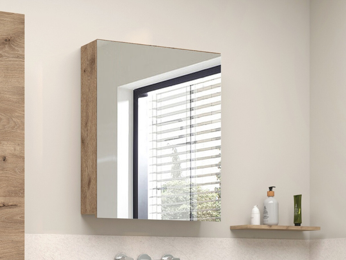 Badezimmerspiegelschrank Soncamu 105 (Eichenholzoptik)