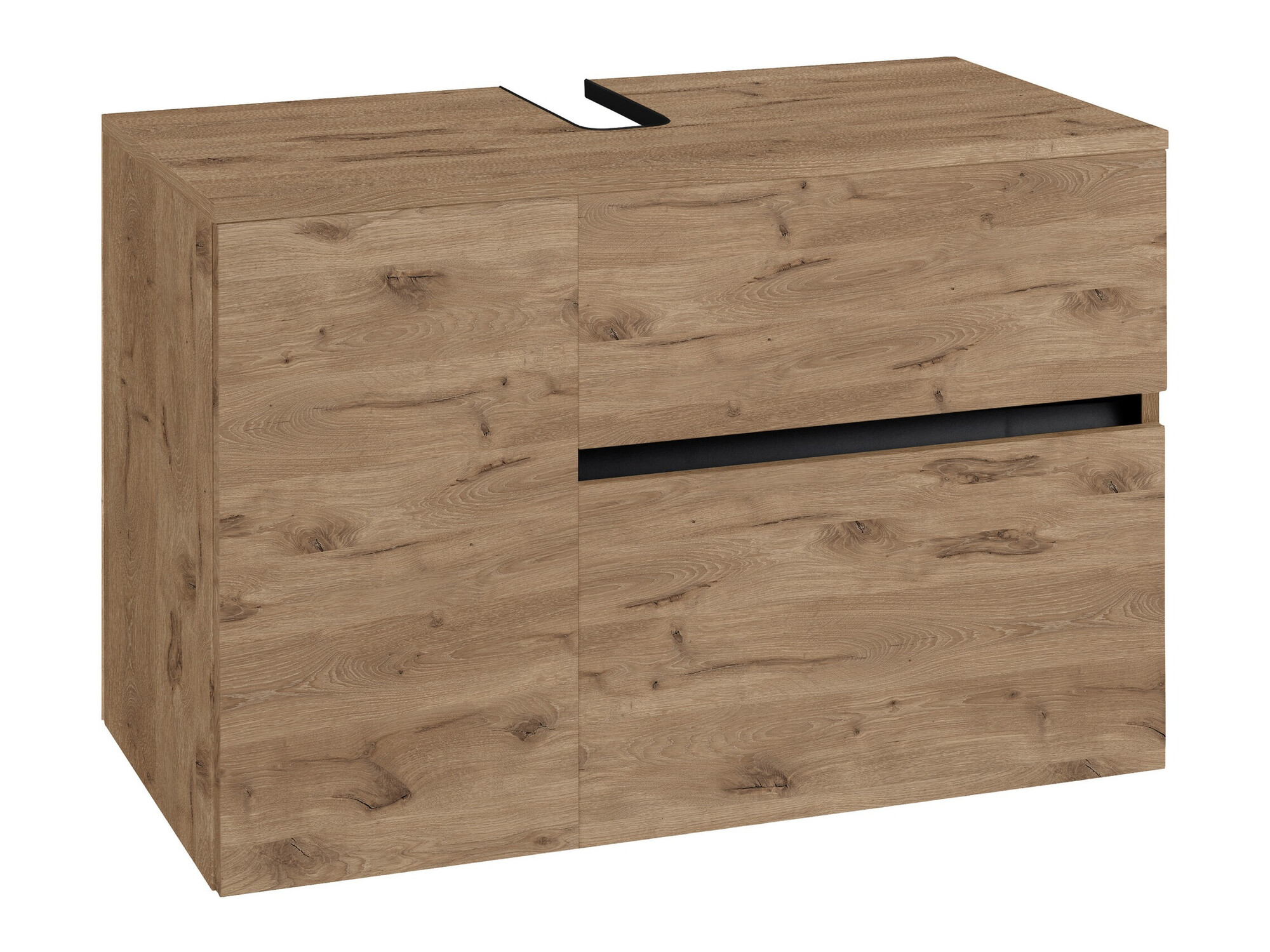 Hängeschrank für Waschbecken Soncamu 107 (Eichenholzoptik)