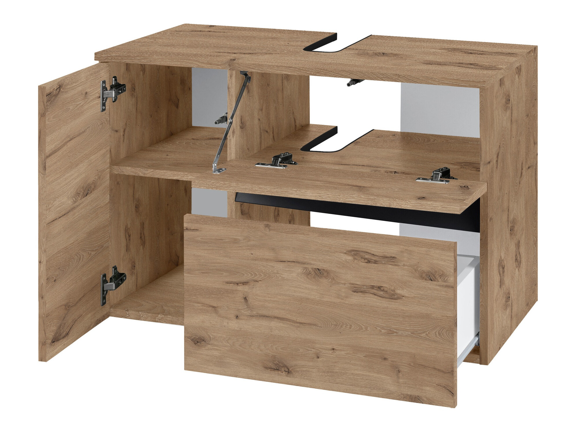 Hängeschrank für Waschbecken Soncamu 107 (Eichenholzoptik)