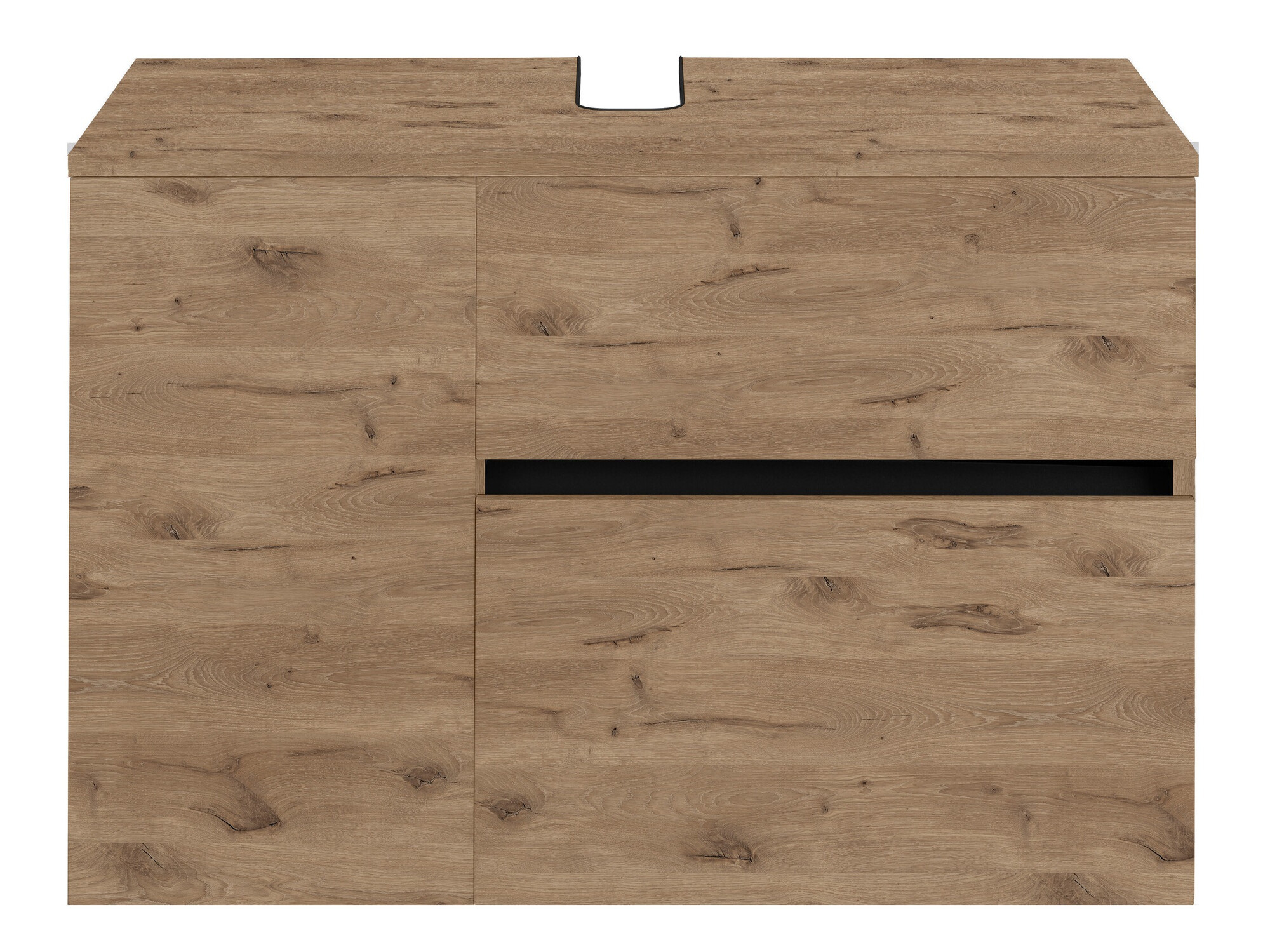 Hängeschrank für Waschbecken Soncamu 107 (Eichenholzoptik)