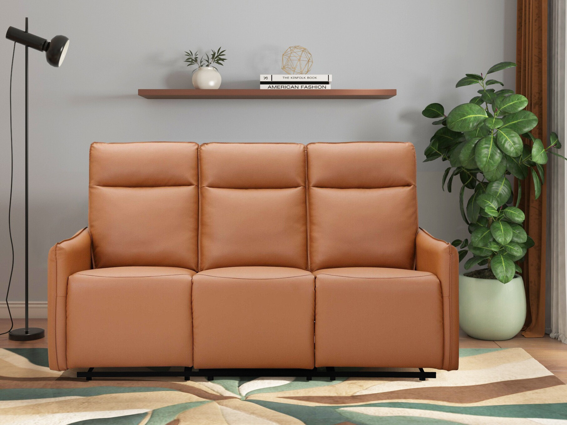 Sofa mit Liegefunktion Tulsa 647 (Braun)