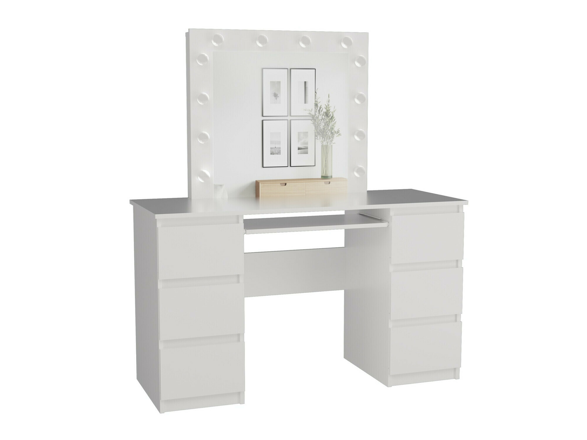 Schminktisch Mandeville 153 (Weiss)