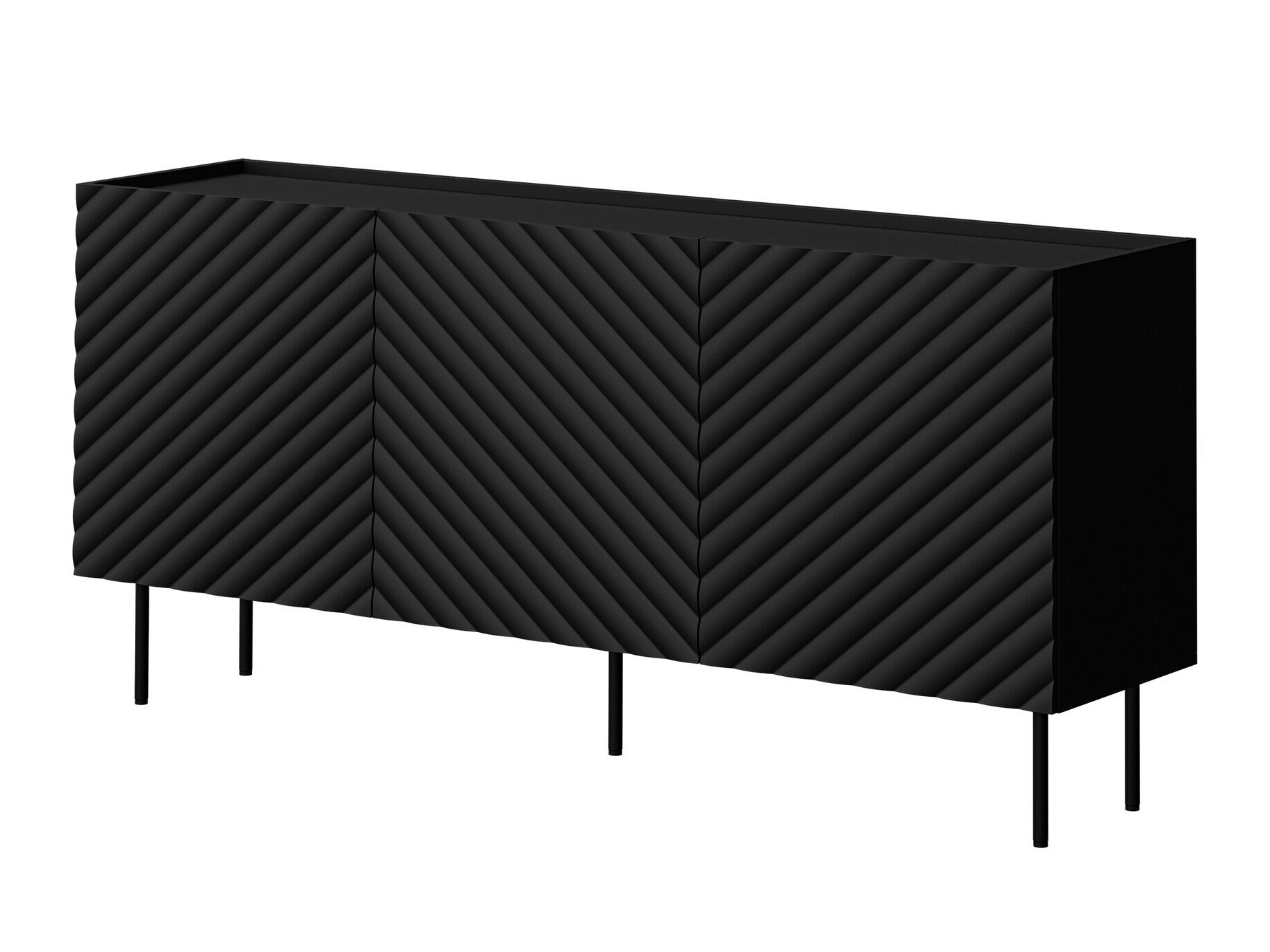 Sideboard Sillen (Schwarz)