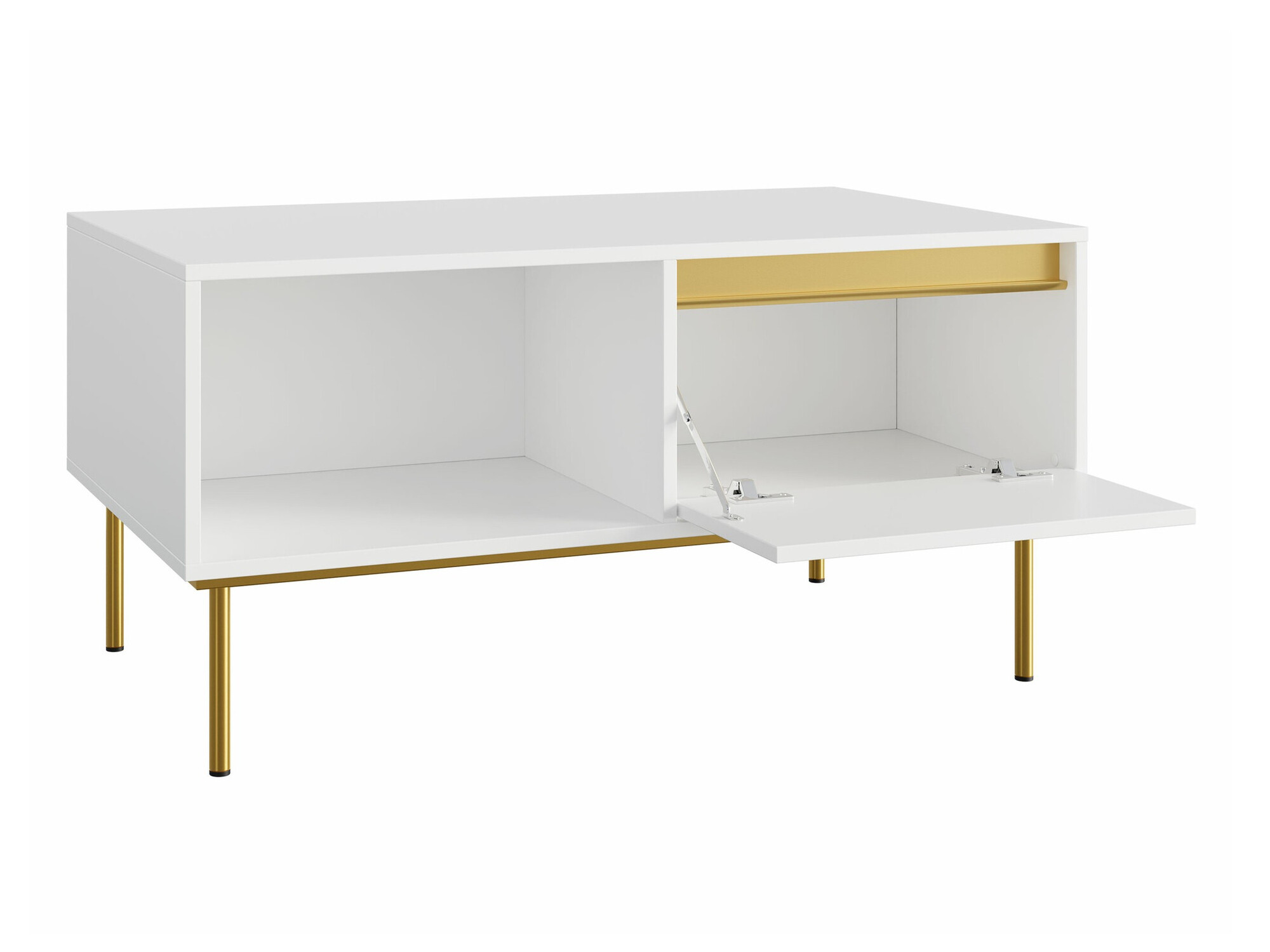 Couchtisch Comfivo 495 (Weiss)