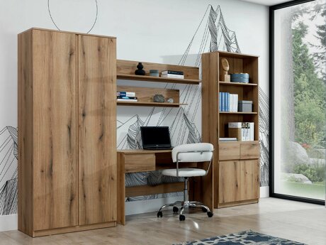 Büro-Set Catelbi 118 (Eichenholzoptik)