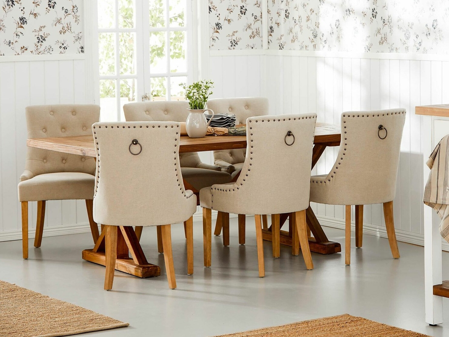 Essgruppe Manor House 180 (Beige)