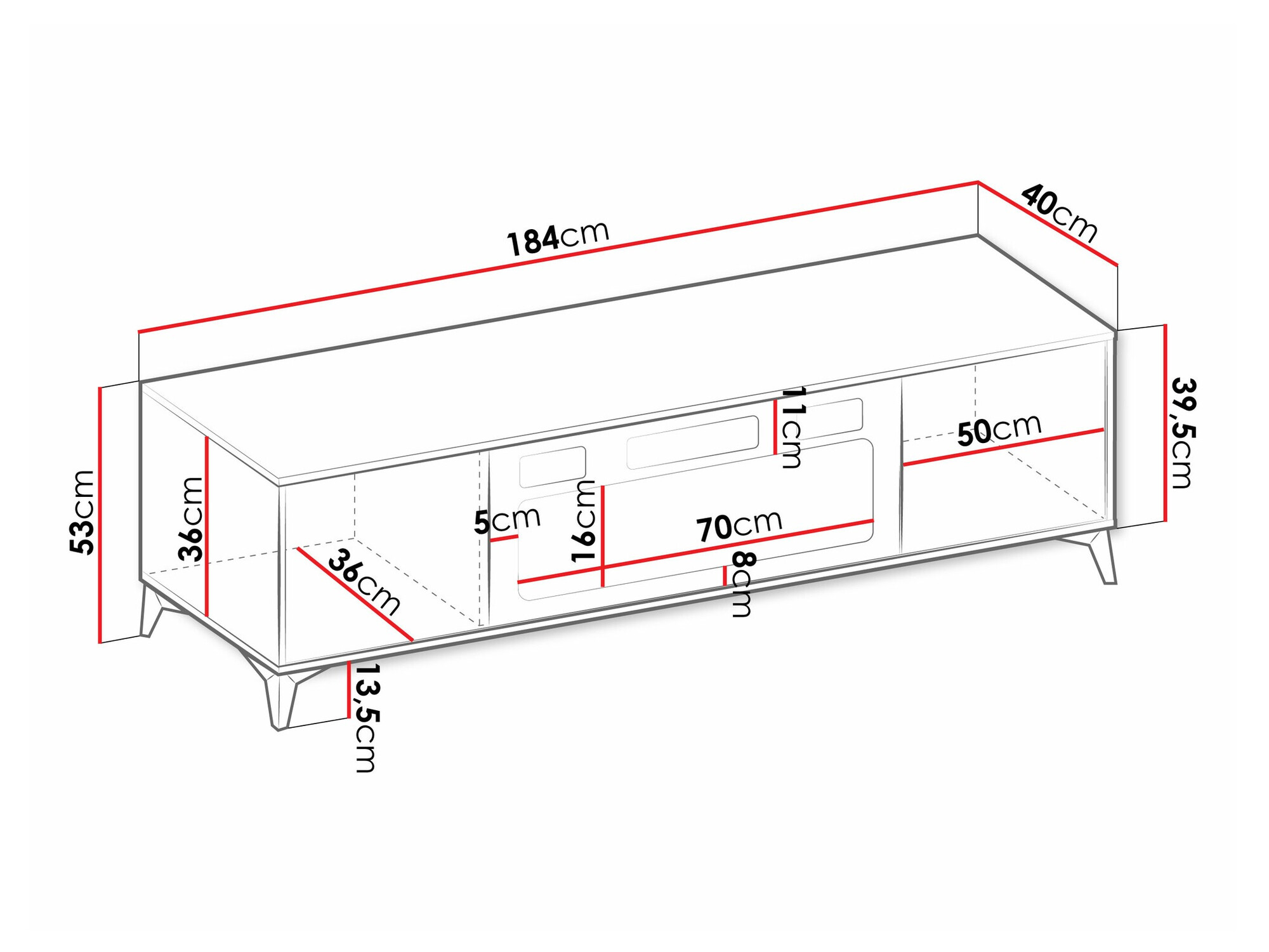 TV-Möbel Comfivo Citrus II
