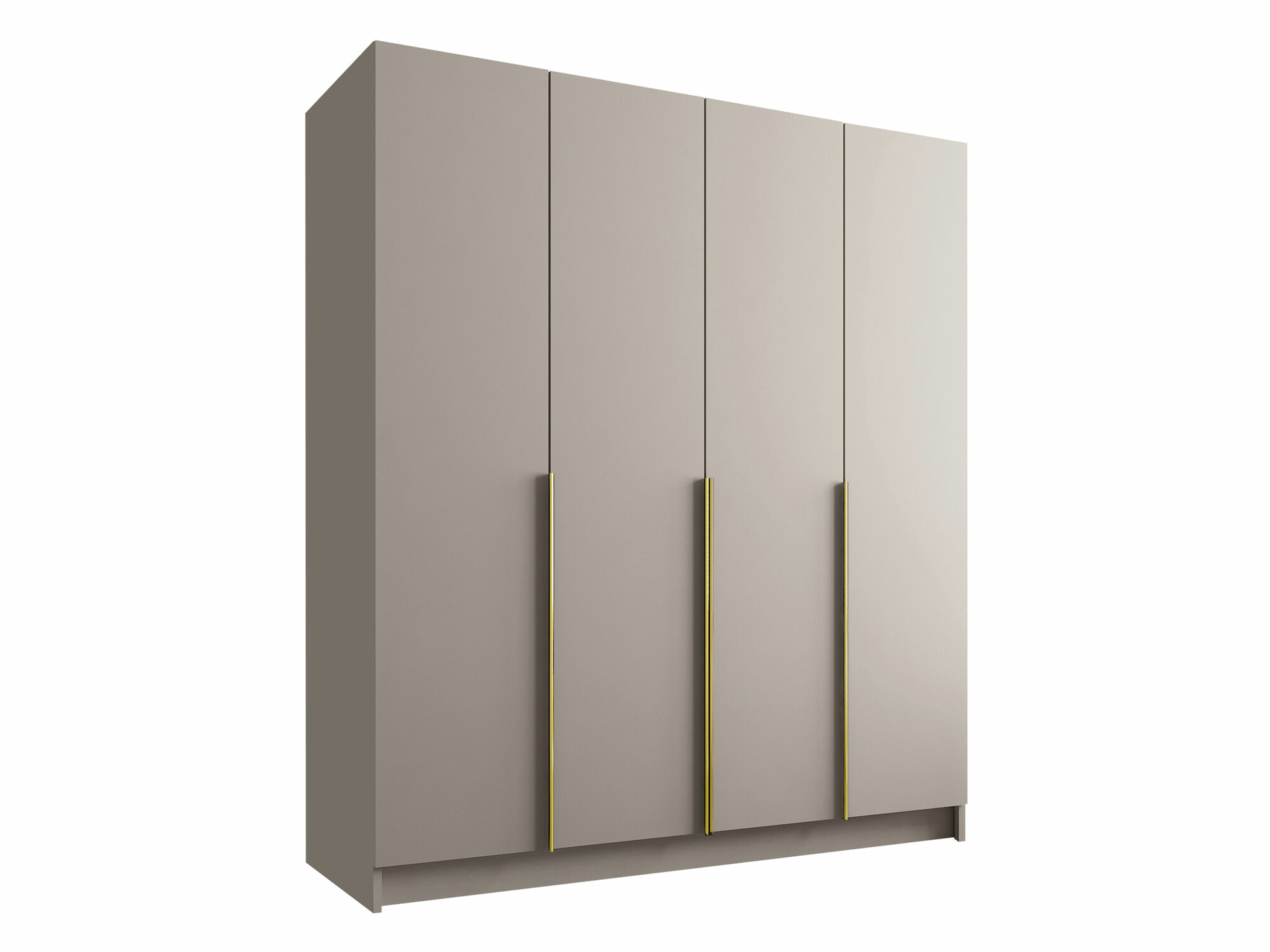 Kleiderschrank Closico Navor I (Kaschmir + Gold)