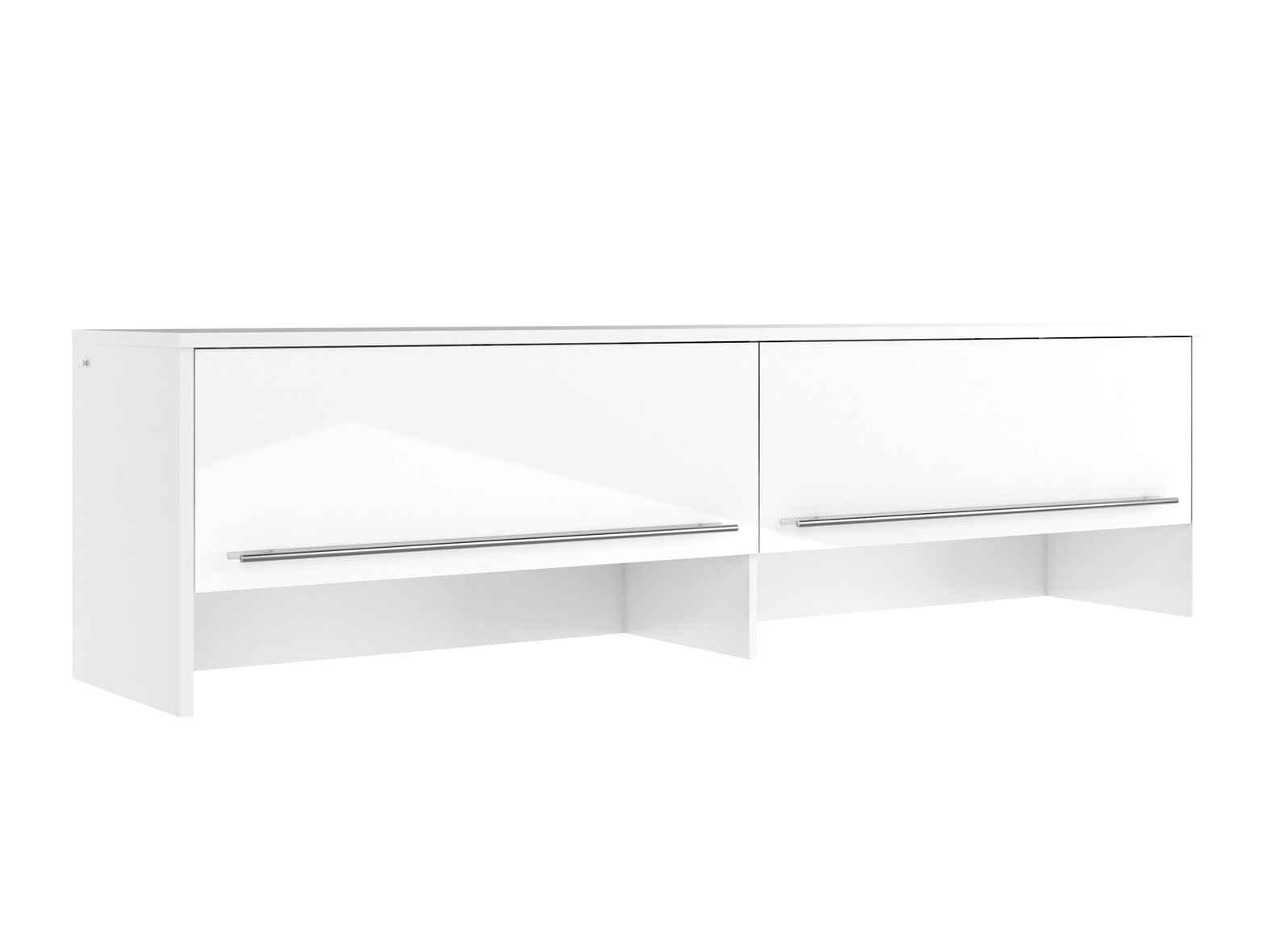Sideboard Concept Pro Lenart (Weiss + Weiss glänzend)