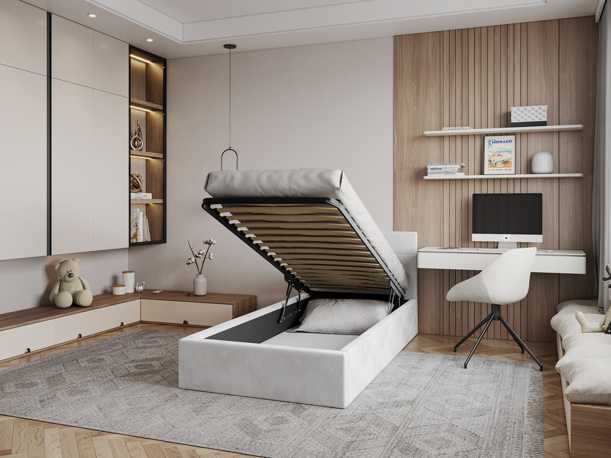 Bett Fairfield 107 (Weiss)