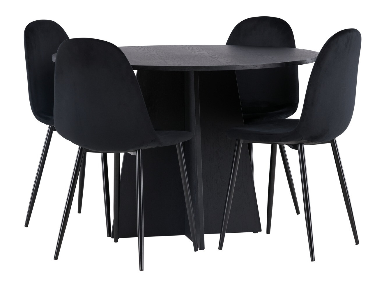 Essgruppe Dallas 4008 (Schwarz)
