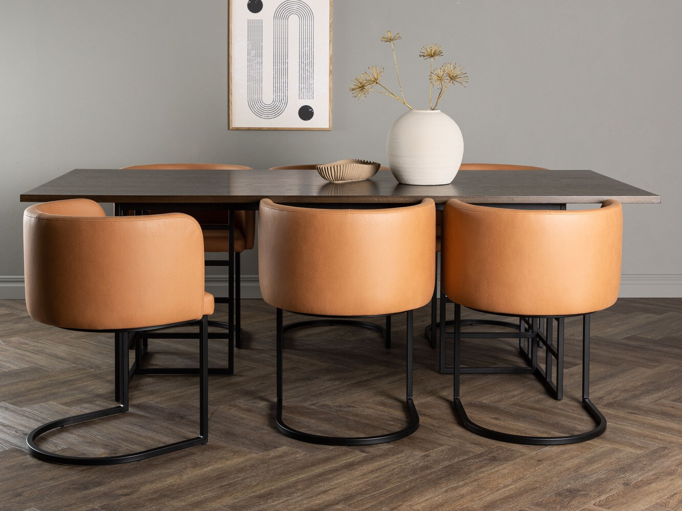 Essgruppe Dallas 4043 (Braun + Schwarz)