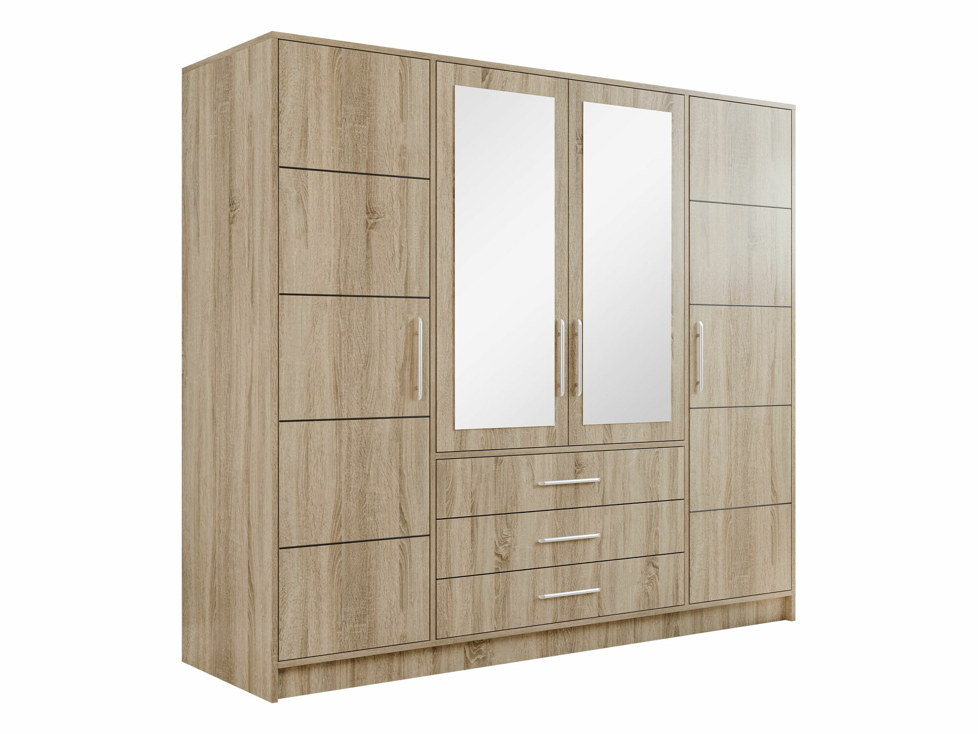 Kleiderschrank Dortivu 154 (Sonoma eichenholz)