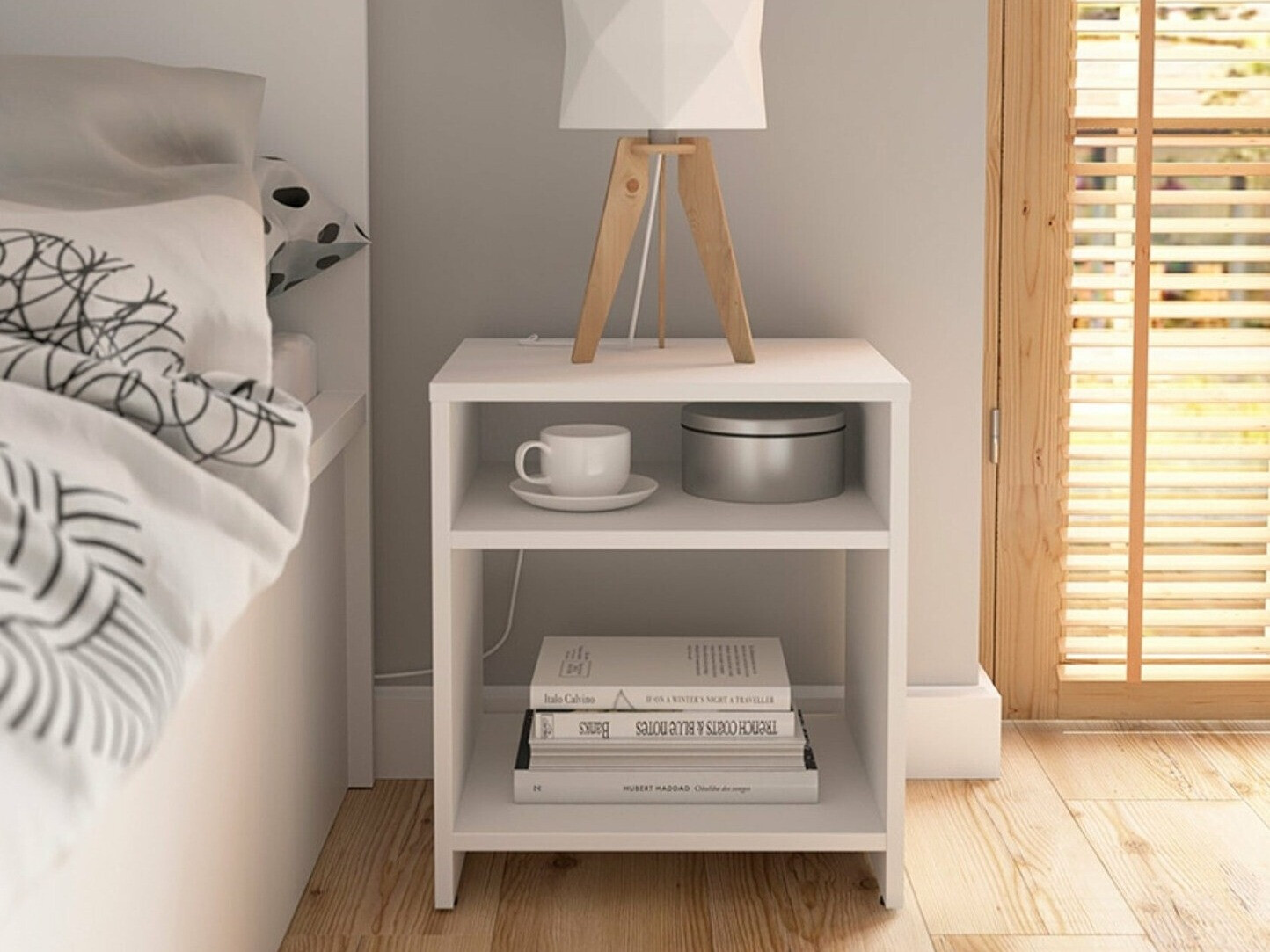 Nachttisch Votola 106 (Weiss)