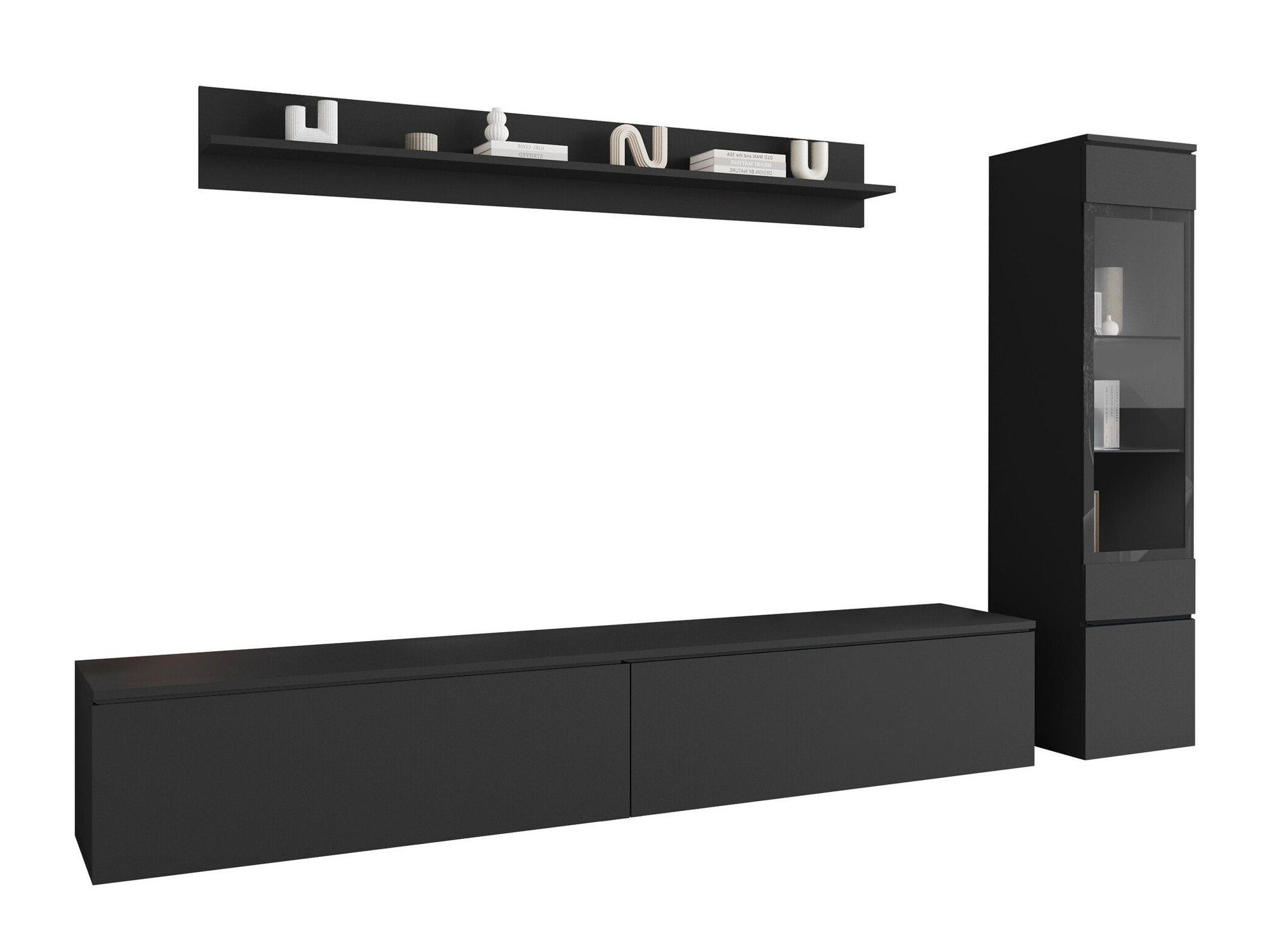 Wohnzimmer-Sets Mirfivo 100 (Graphit)