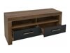 Wohnzimmer-Sets Dunfelu 105 (Monastery Eichenholzoptik + eichenholzoptik schwarz)