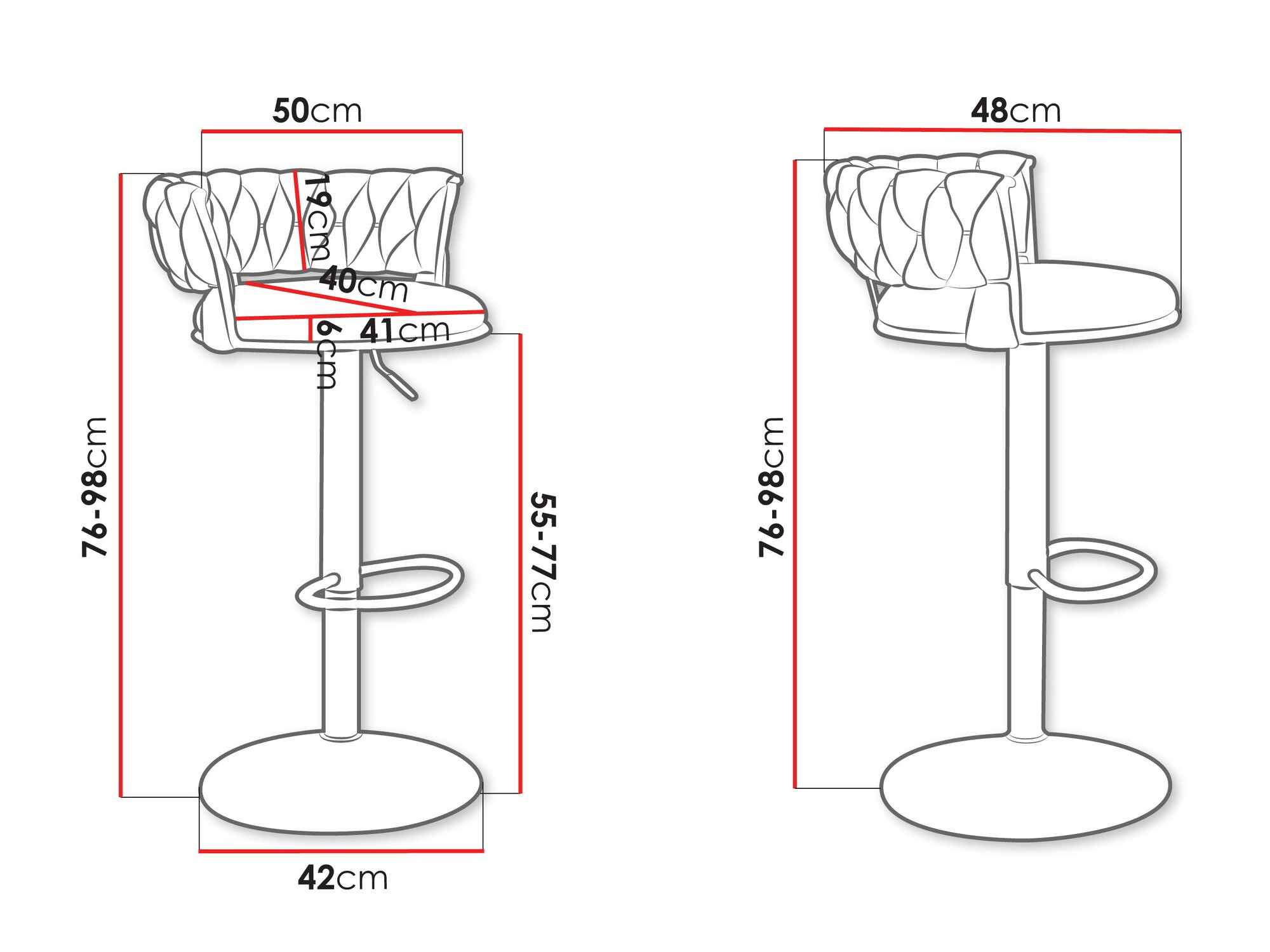 Barstuhl Comfivo Hilaritas II (Beige)
