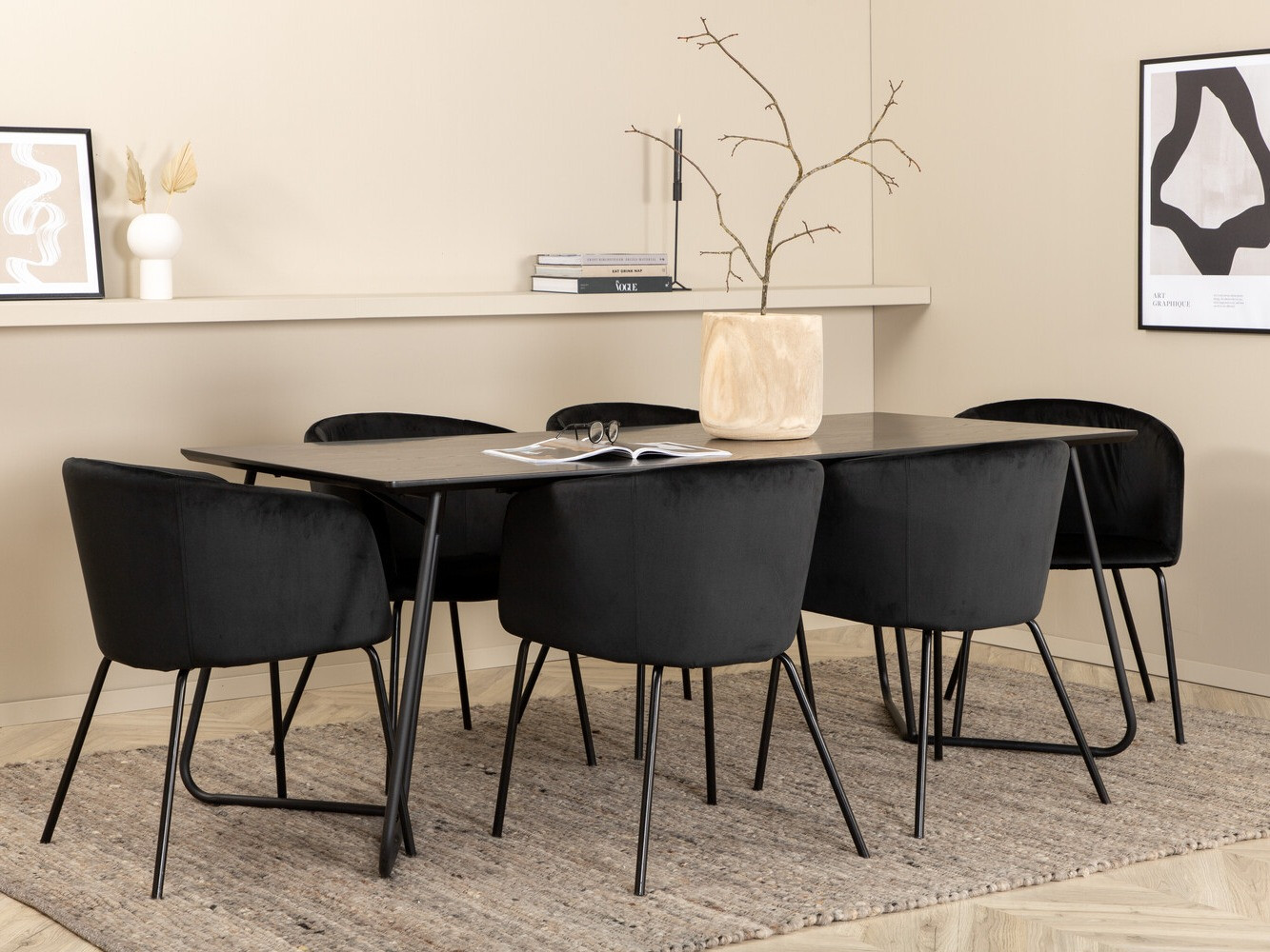 Essgruppe Dallas 2569 (Schwarz)