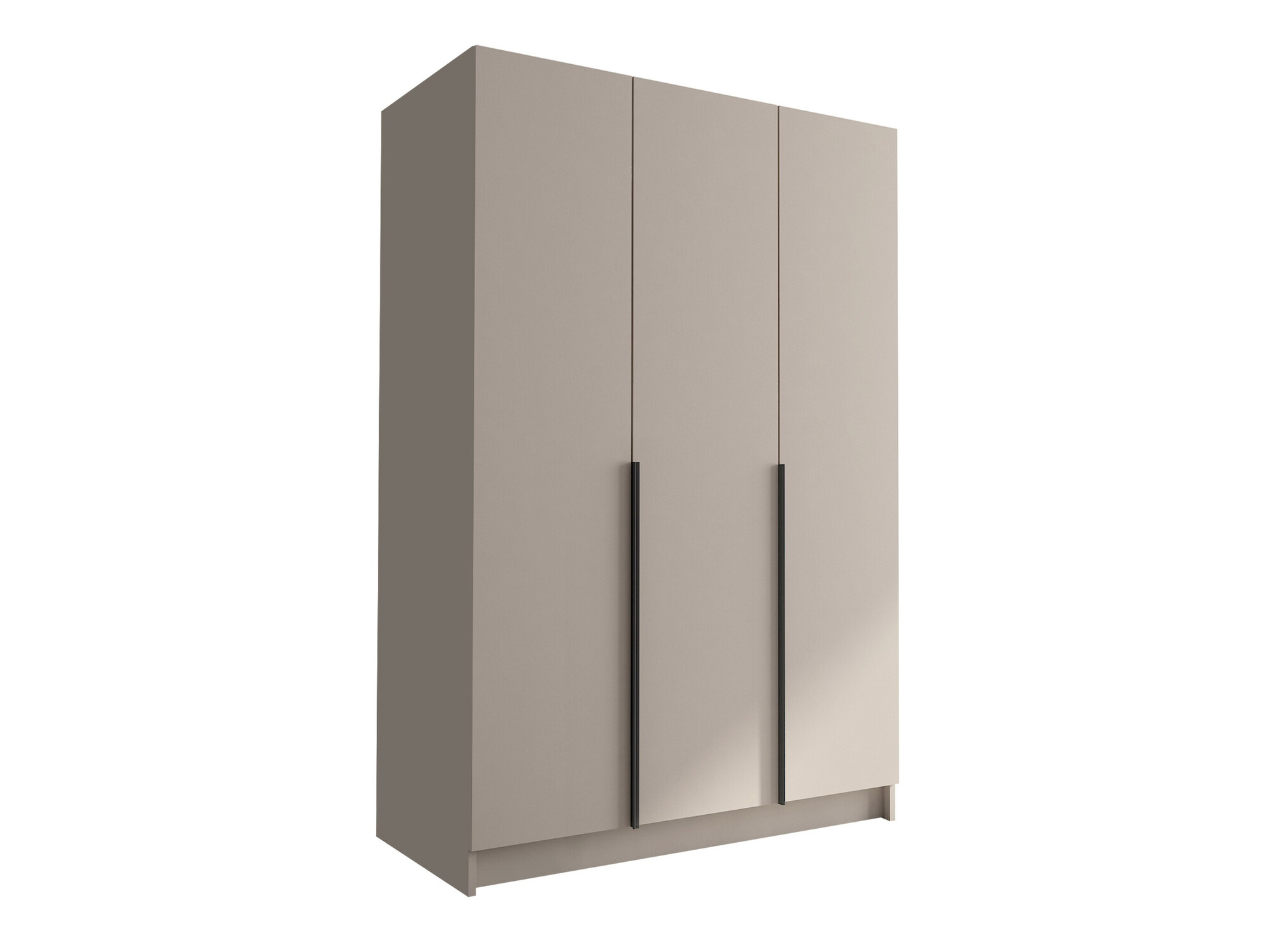 Kleiderschrank Closico Decoron I (Kaschmir + Schwarz)