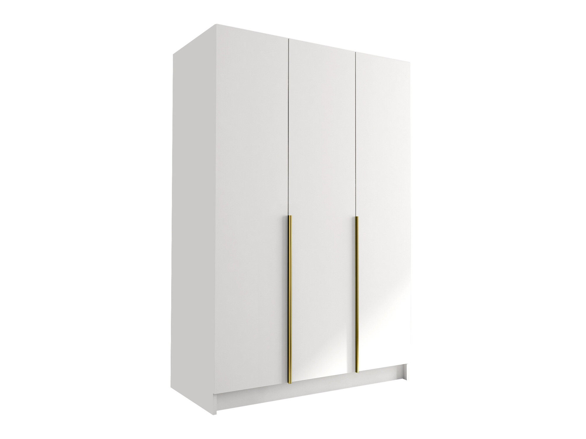 Kleiderschrank Closico Decoron I (Weiss + Gold)