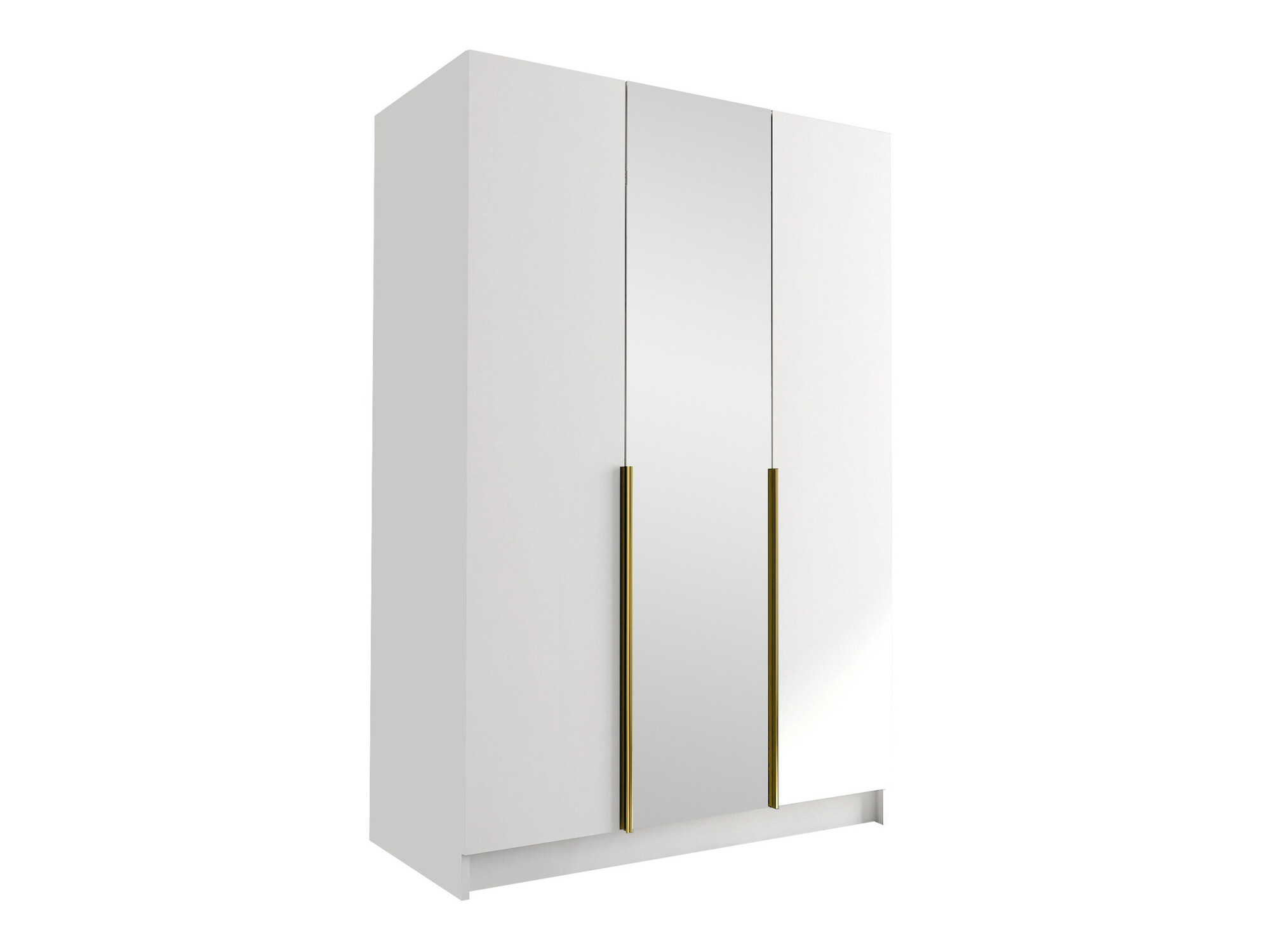 Kleiderschrank Closico Decoron II (Weiss + Gold)