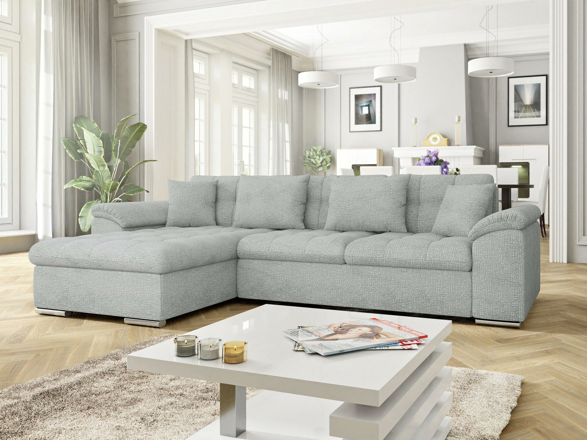 Ecksofa Comfivo Mica II (Fragola 90)