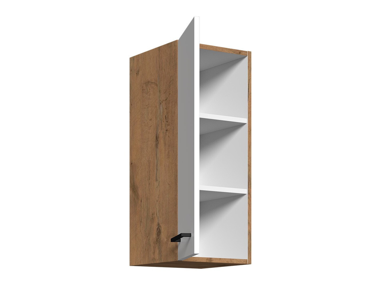 Modularer Wandschrank Wood Dark 134