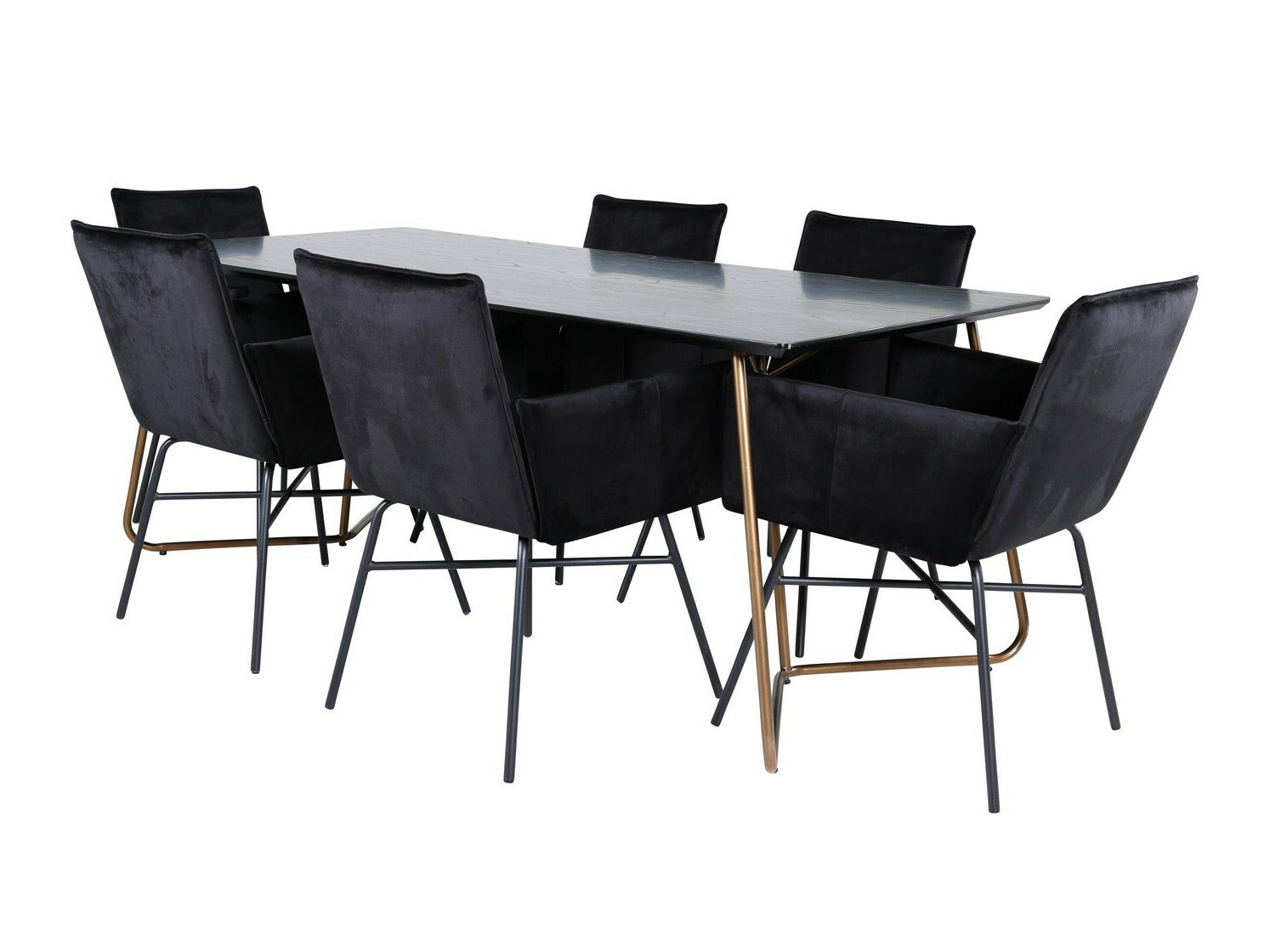 Essgruppe Dallas 2718 (Schwarz)