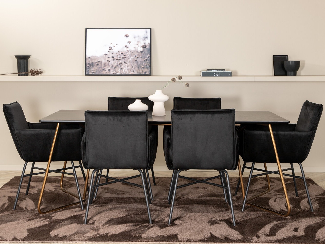 Essgruppe Dallas 2718 (Schwarz)