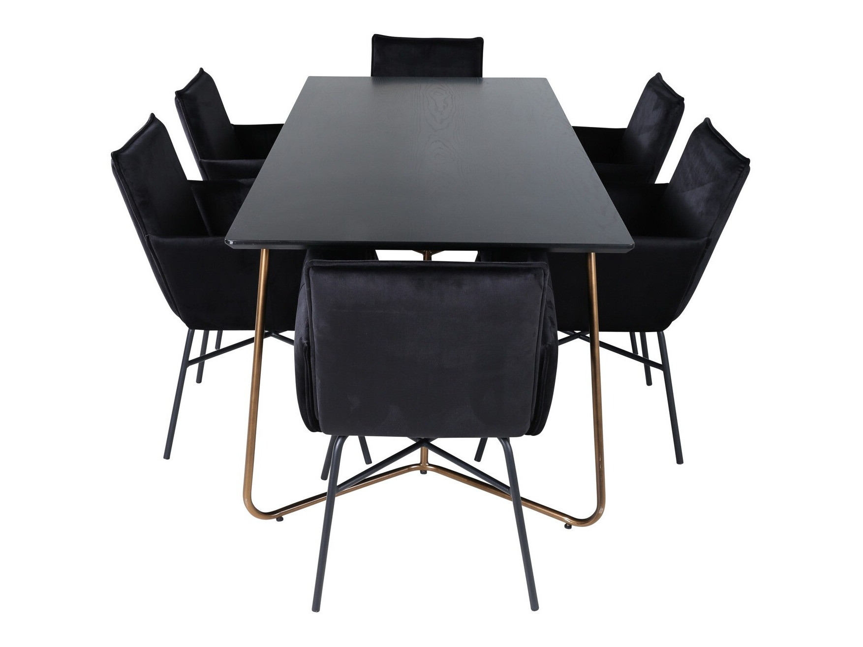 Essgruppe Dallas 2718 (Schwarz)