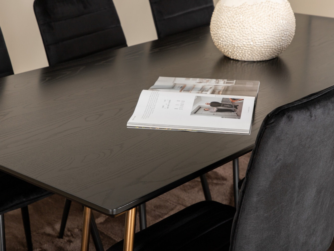 Essgruppe Dallas 2724 (Schwarz)