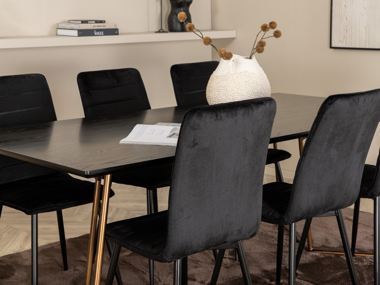 Essgruppe Dallas 2724 (Schwarz)