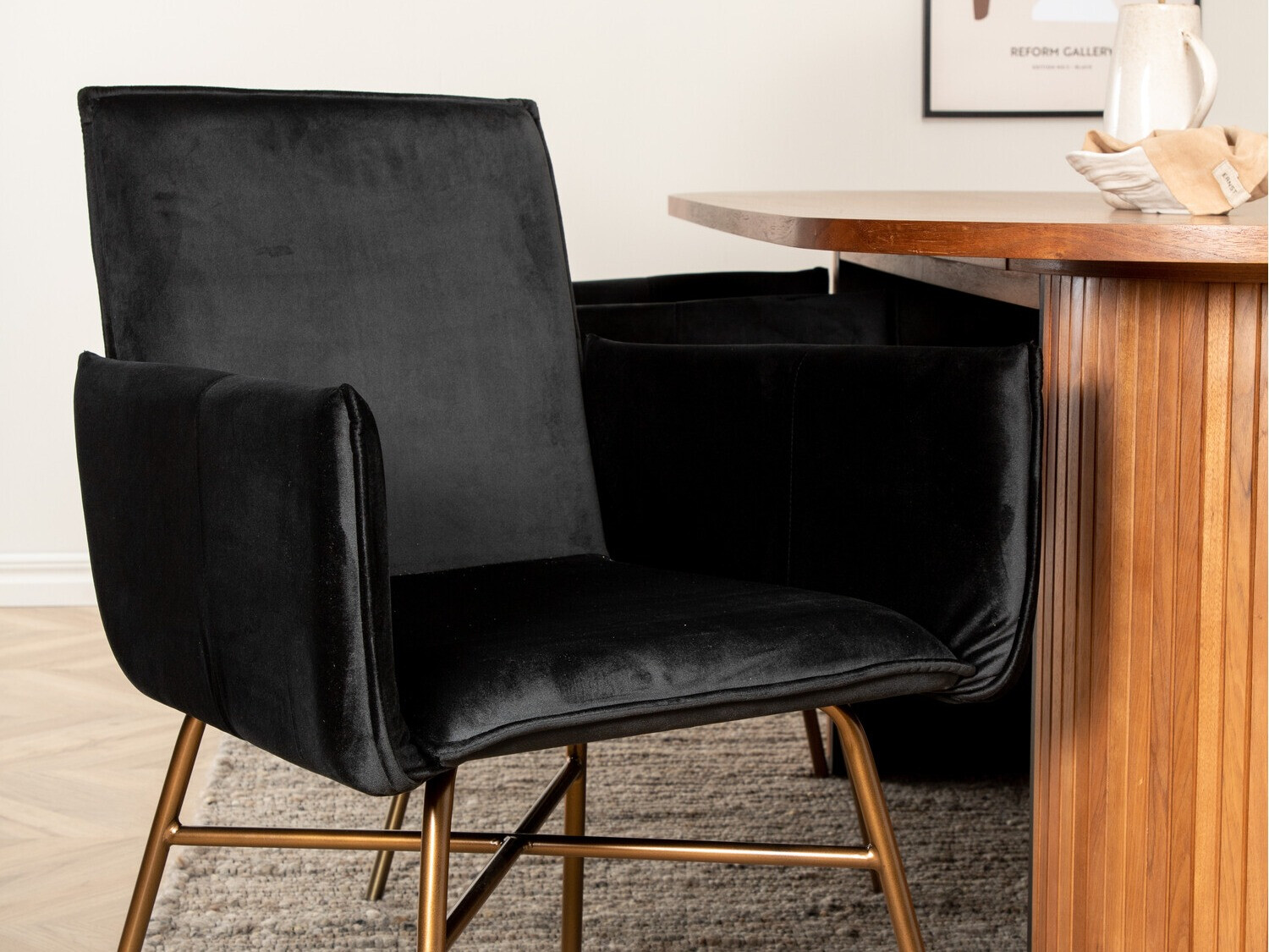 Essgruppe Dallas 2757 (Schwarz + Kupfer)