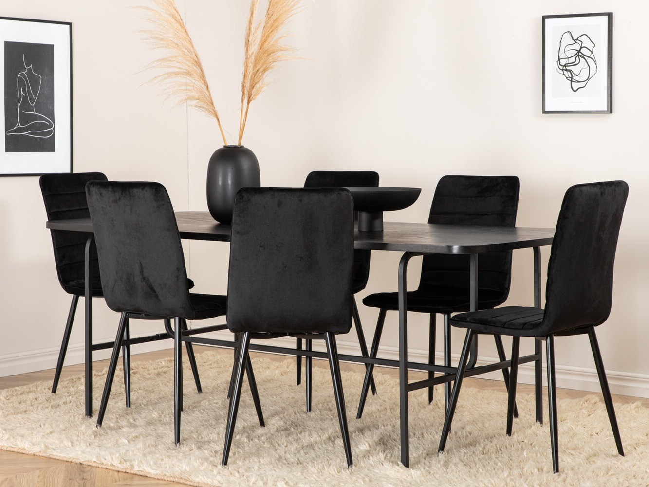 Essgruppe Dallas 2768 (Schwarz)