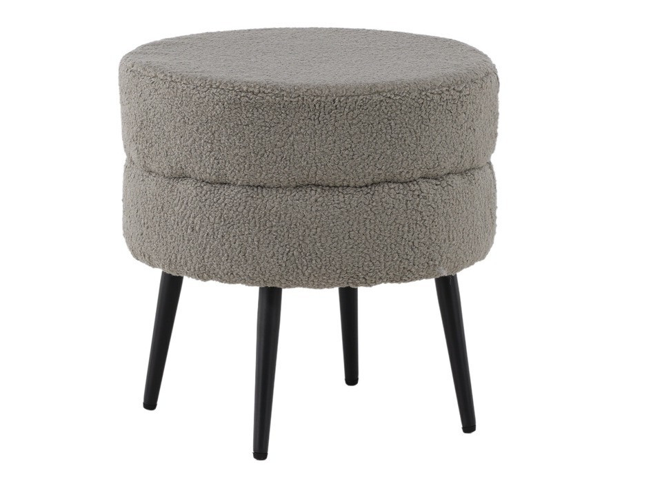 Hocker Dallas 2945 (Grau + Schwarz)