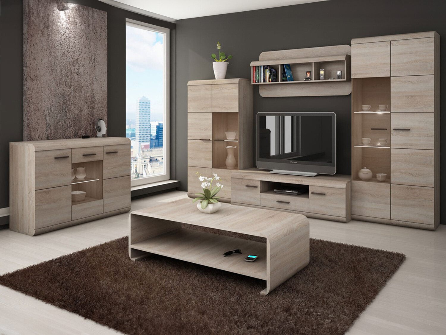 Wohnzimmer-Set Evarleve 106