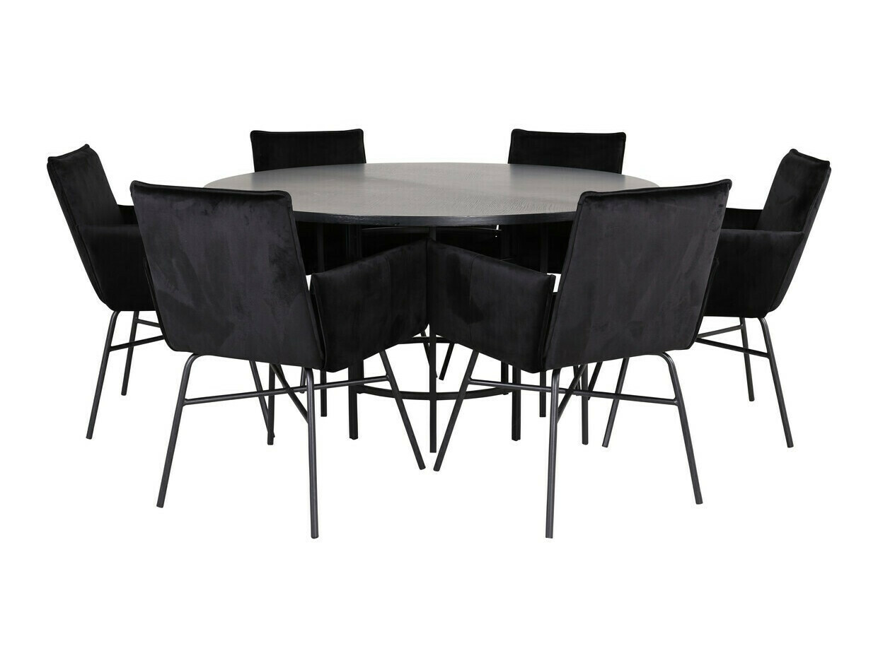 Essgruppe Dallas 2391 (Schwarz)