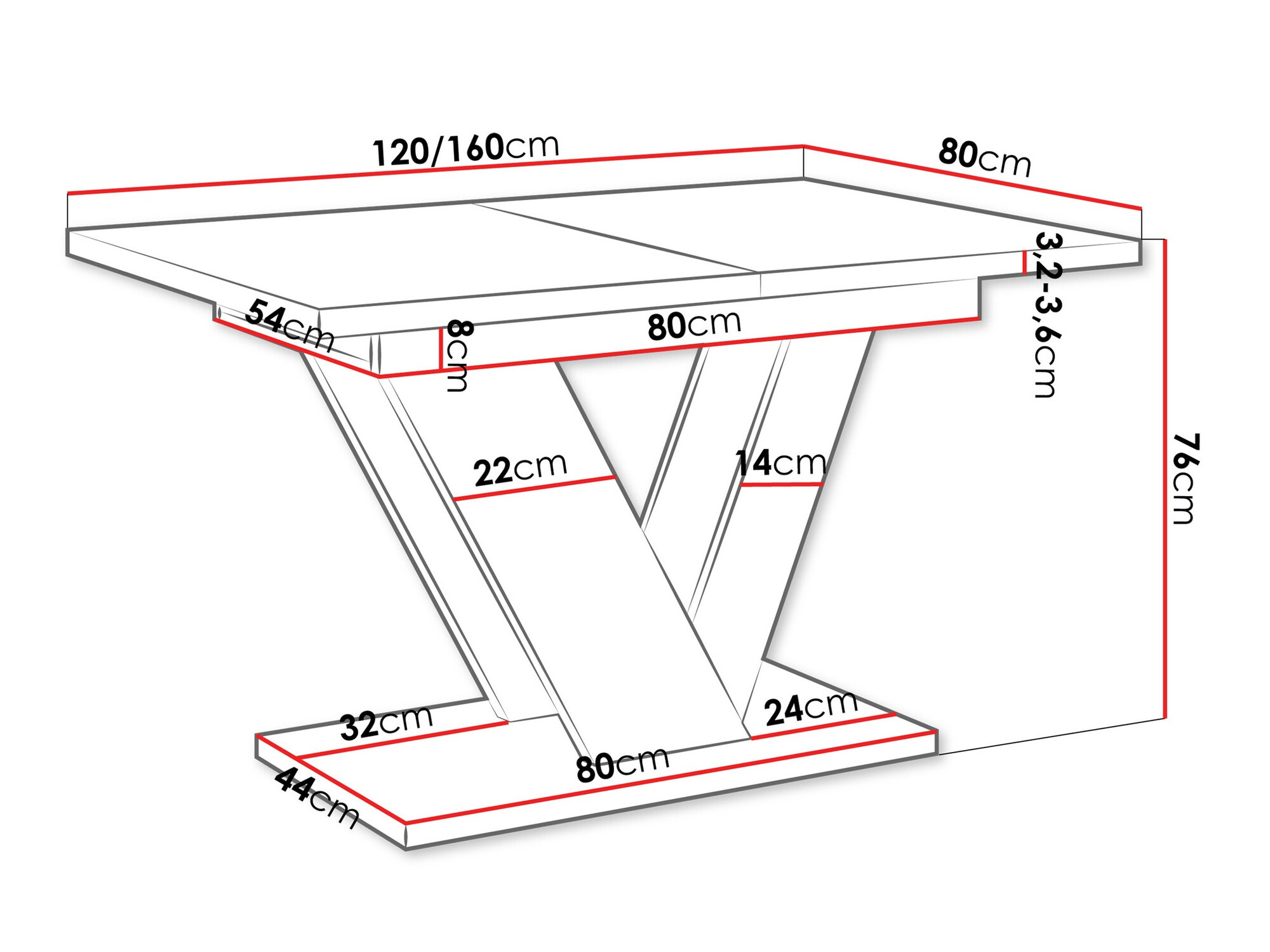 Tisch Violium (Beton)