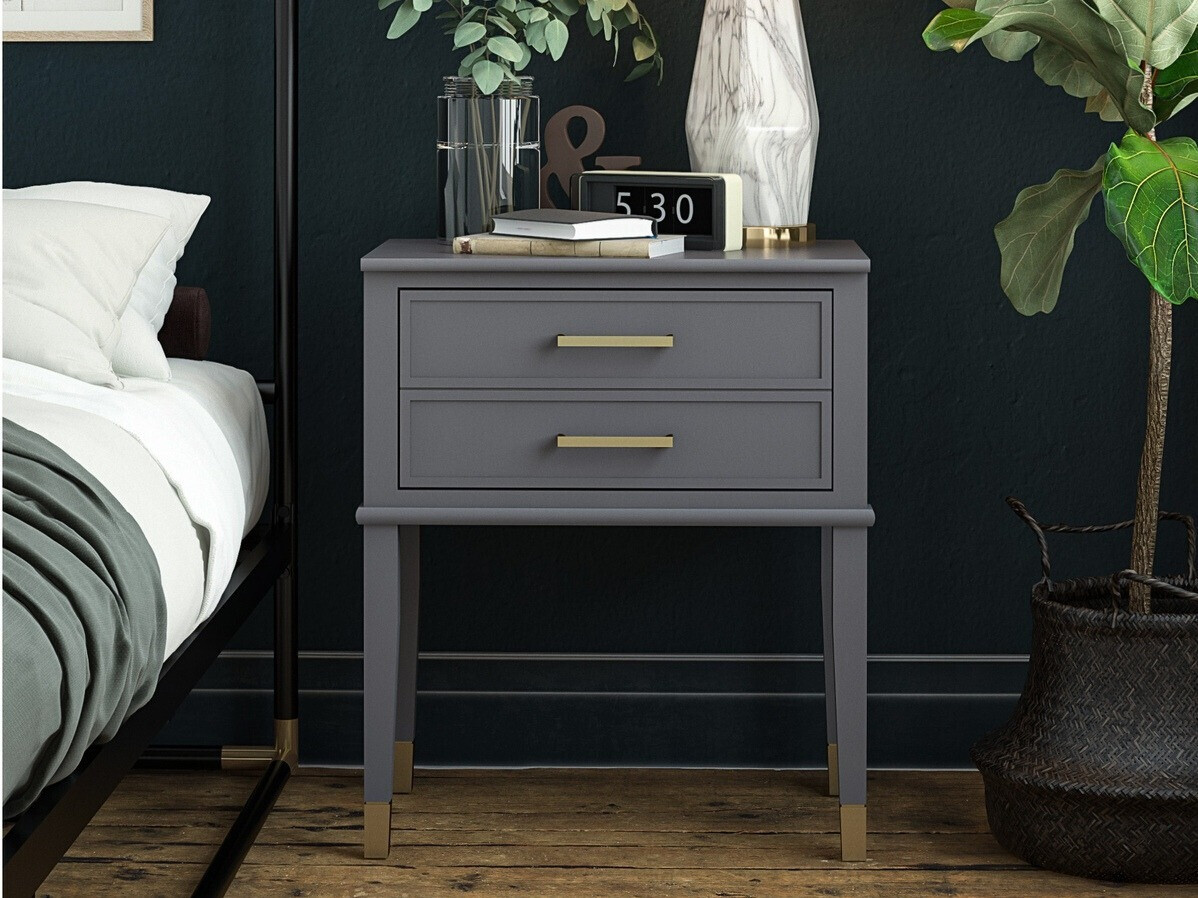 Nachttisch CosmoLiving by Cosmopolitan Belromu 104 (Graphit)