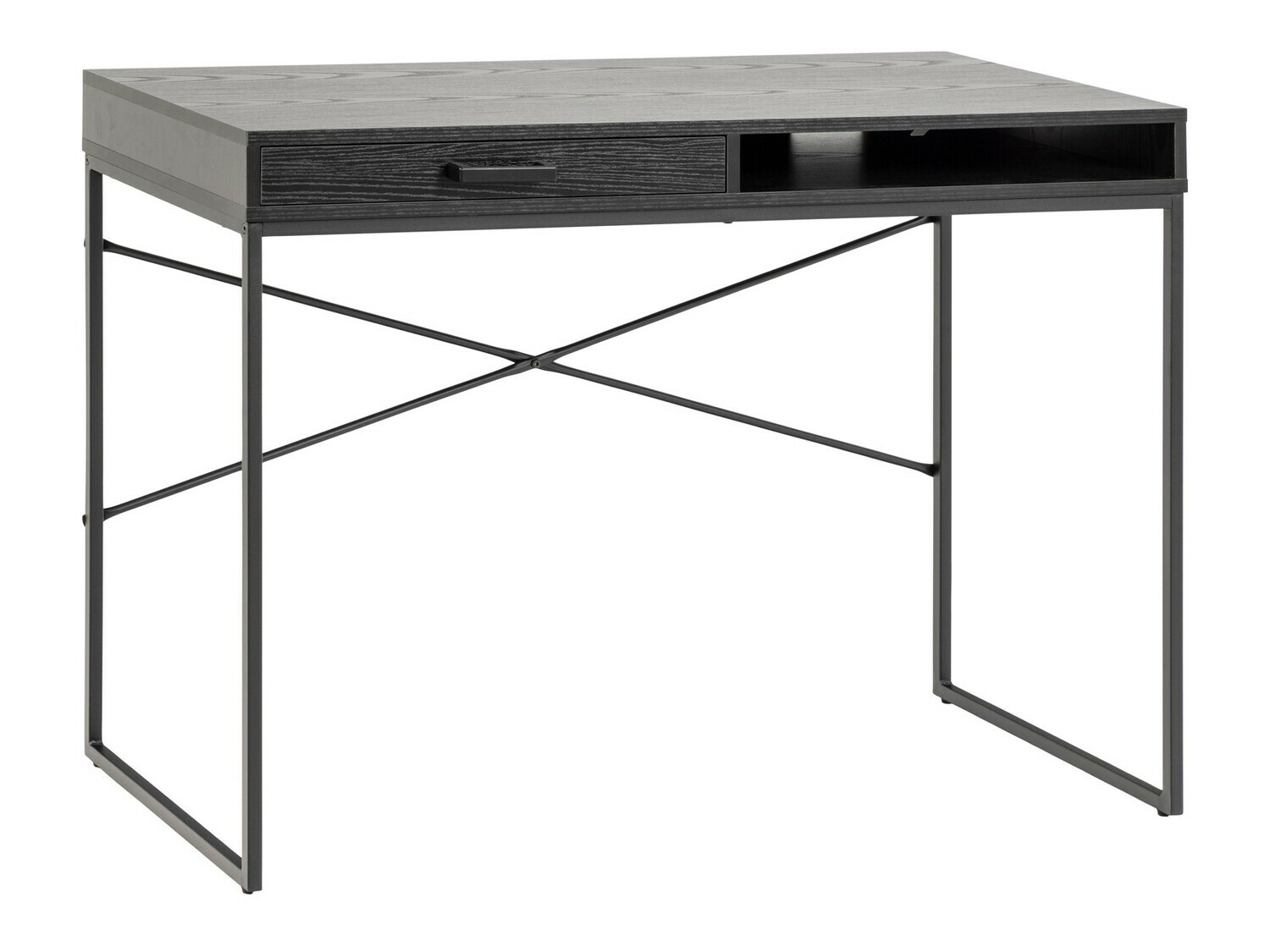 Bürotisch Norsica Sevferi 190 (Schwarz)