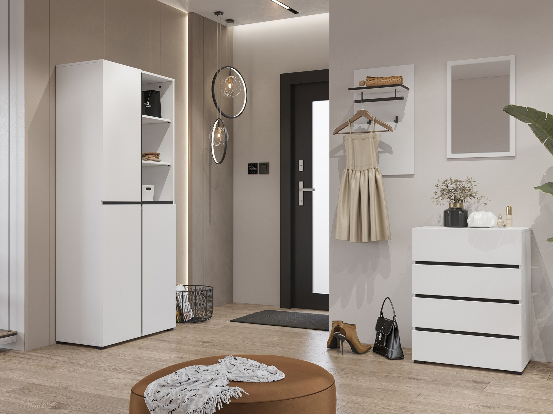 Flurgarnitur Alfere 113 (Weiss)