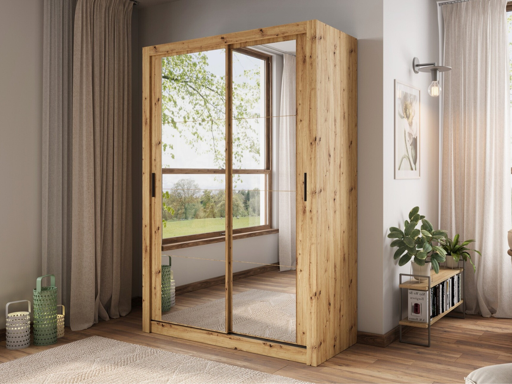 Kleiderschrank Fresno 152 (Artisan-Eiche)