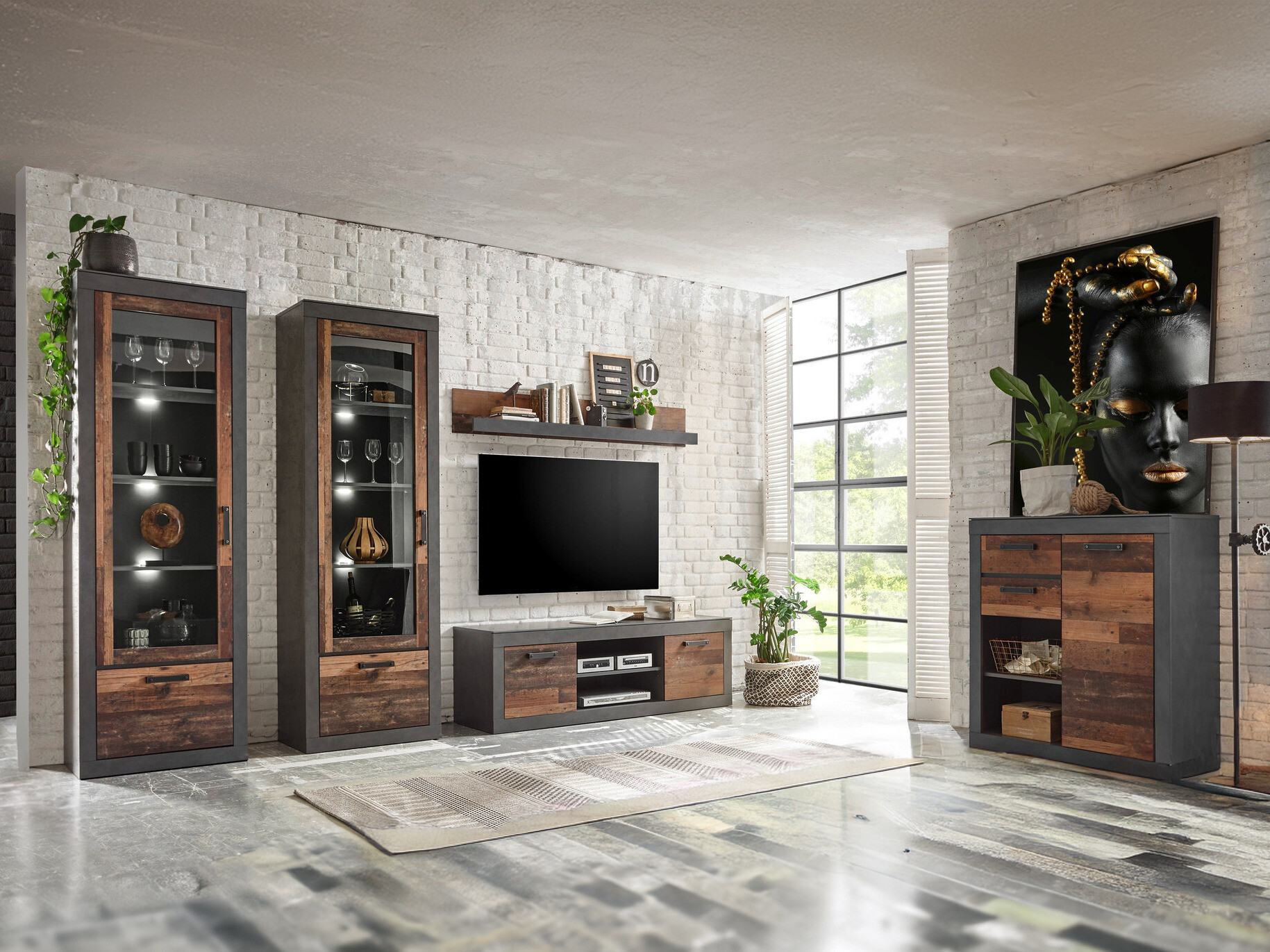 Wohnzimmer-Set Revlara 110 (Ja)