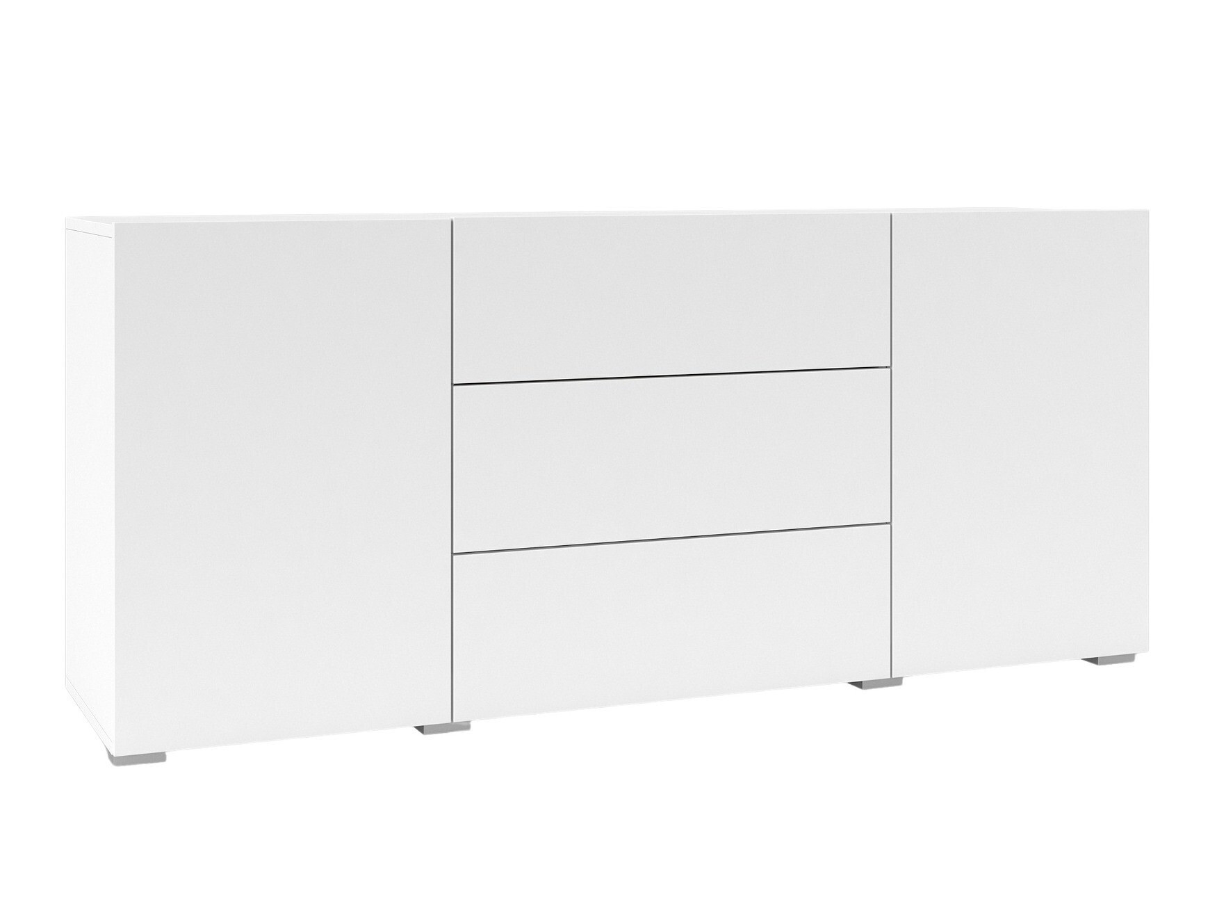 Kommode Revmiru 103 (Weiss + Wotan Eiche)