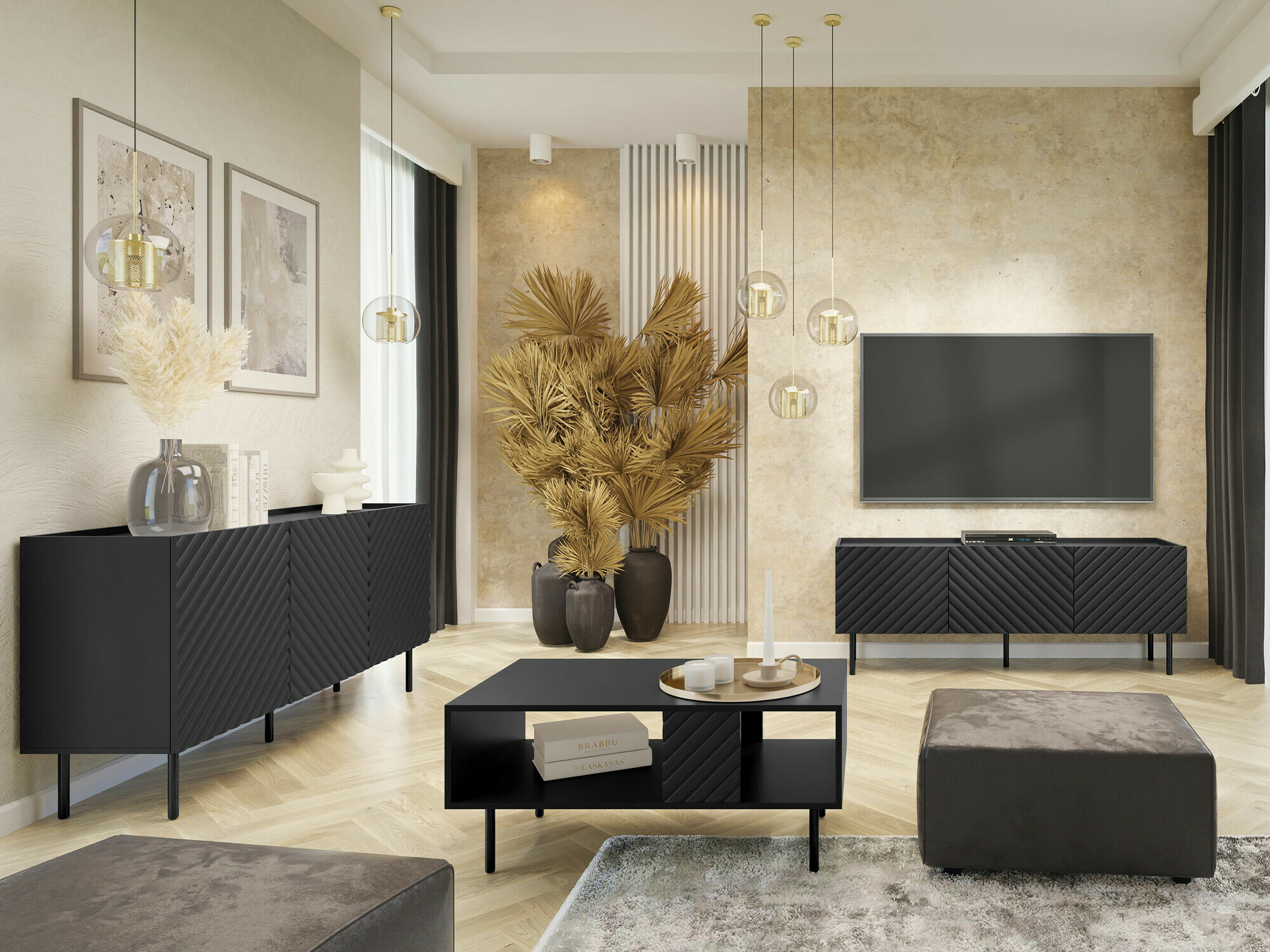 Wohnzimmer-Set Sillen