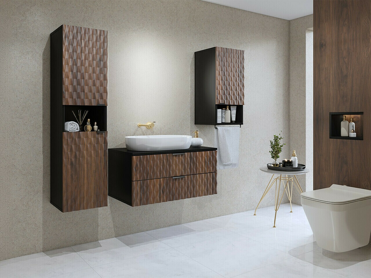 Badezimmer-Set Elitese 104
